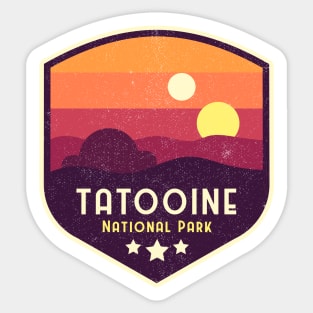 Tatooine National Park Emblem Sticker